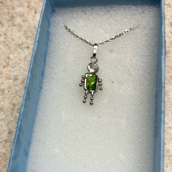 💙baby boy birthstone pendant NWOT💙 - Picture 2 of 2